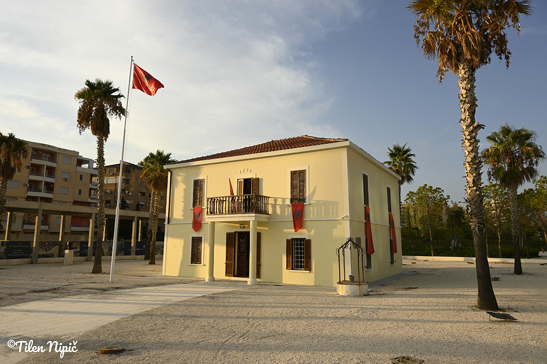 A historic city building reflecting Albania’s political and cultural history.