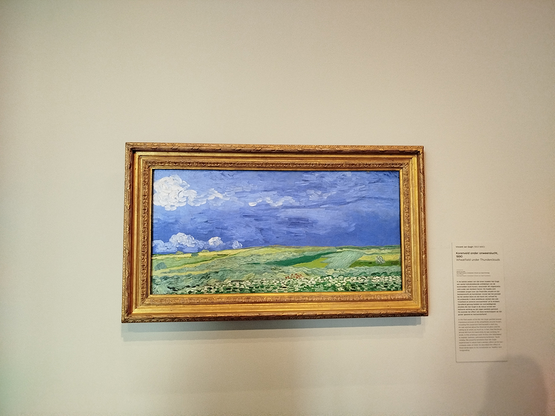 Wheatfield Under Thunderclouds (1890) painting by Vincent van Gogh created in Auvers-sur-Oise during the final months of the artist’s life.
