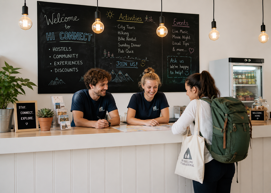 HI Connect v hostlu
